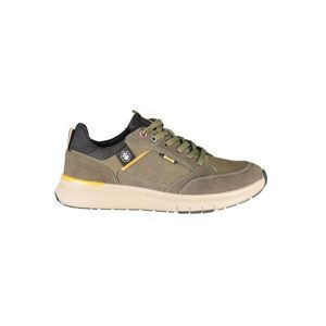 Lumberjack Polyester Sneaker with Cushioned Sole Men Green Sneakers
